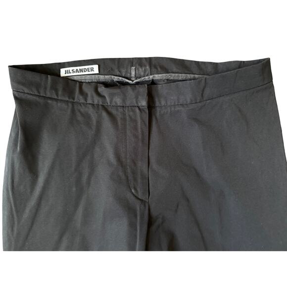 Jil Sander Black Straight Leg Dress Pants Size 36 / US 4 - Picture 3 of 6